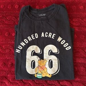 Disney Black Hundred Acre Wood Tee with Winnie the Pooh
